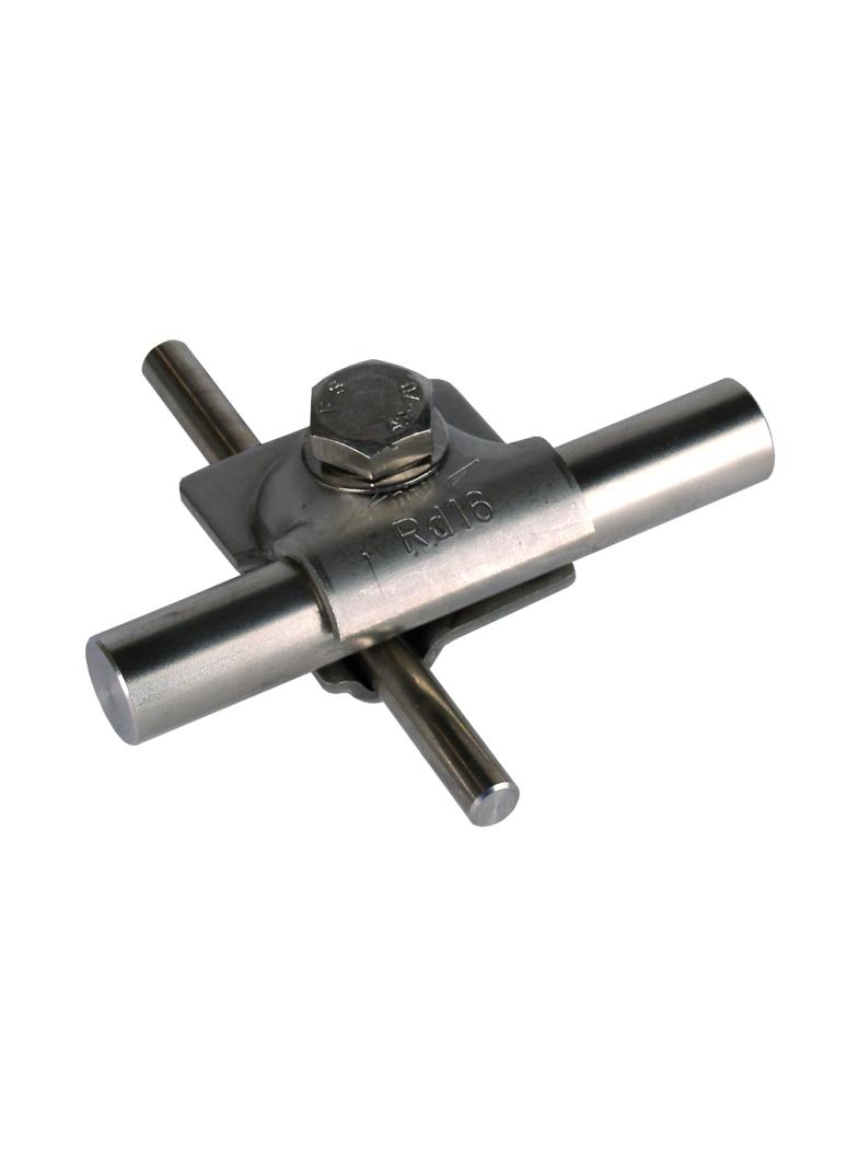 Zacisk uniwersalny MV do drutu 8-10/16 mm, stal nierdzewna NIRO