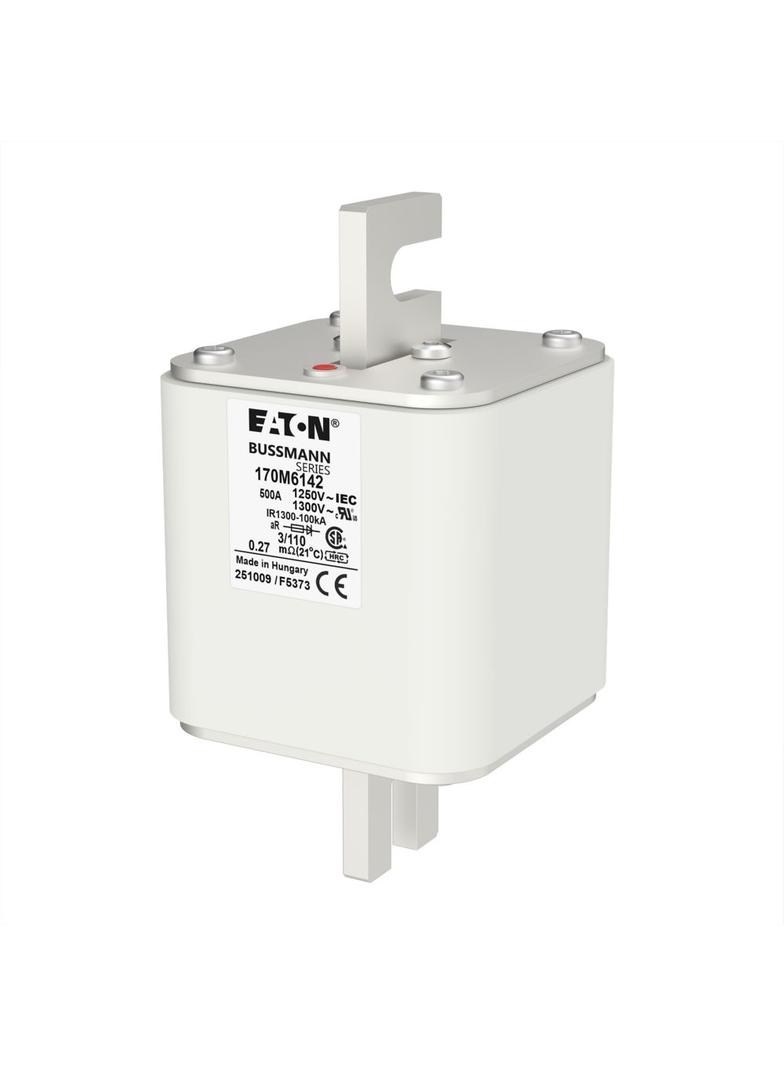 500A 1250V 3/110 aR INDICATOR FUSE Wkładka szybka 500A AC 1250V rozmiar 3 76x90x139 mm aR D 170M6142