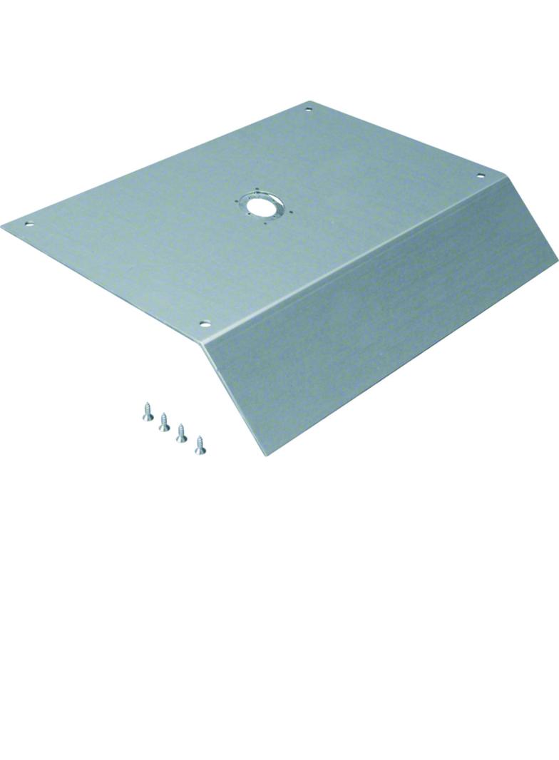 tehalit.AK Pokrywa kanału napodł GBZ fi50 1-str skos dł 400mm 250x70mm stal AKM250050GBZ HAGER