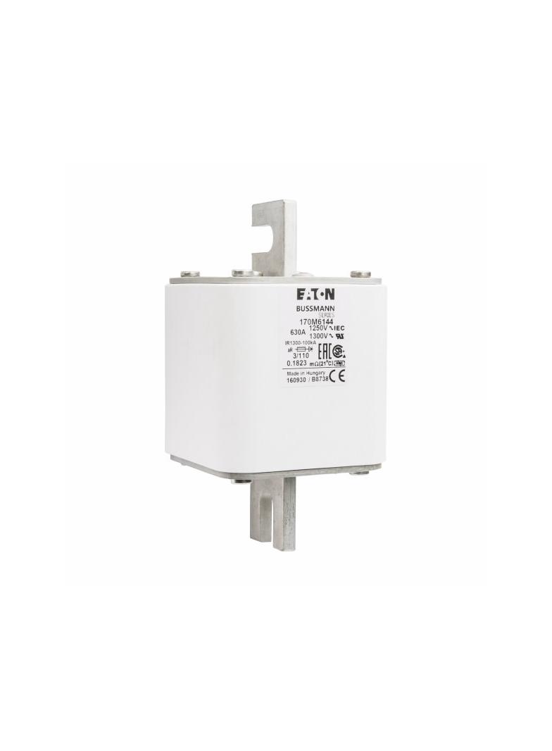630A 1250V 3/110 aR INDICATOR FUSE Wkładka szybka 630A AC 1250V rozmiar 3 76x90x139 mm aR D 170M6144