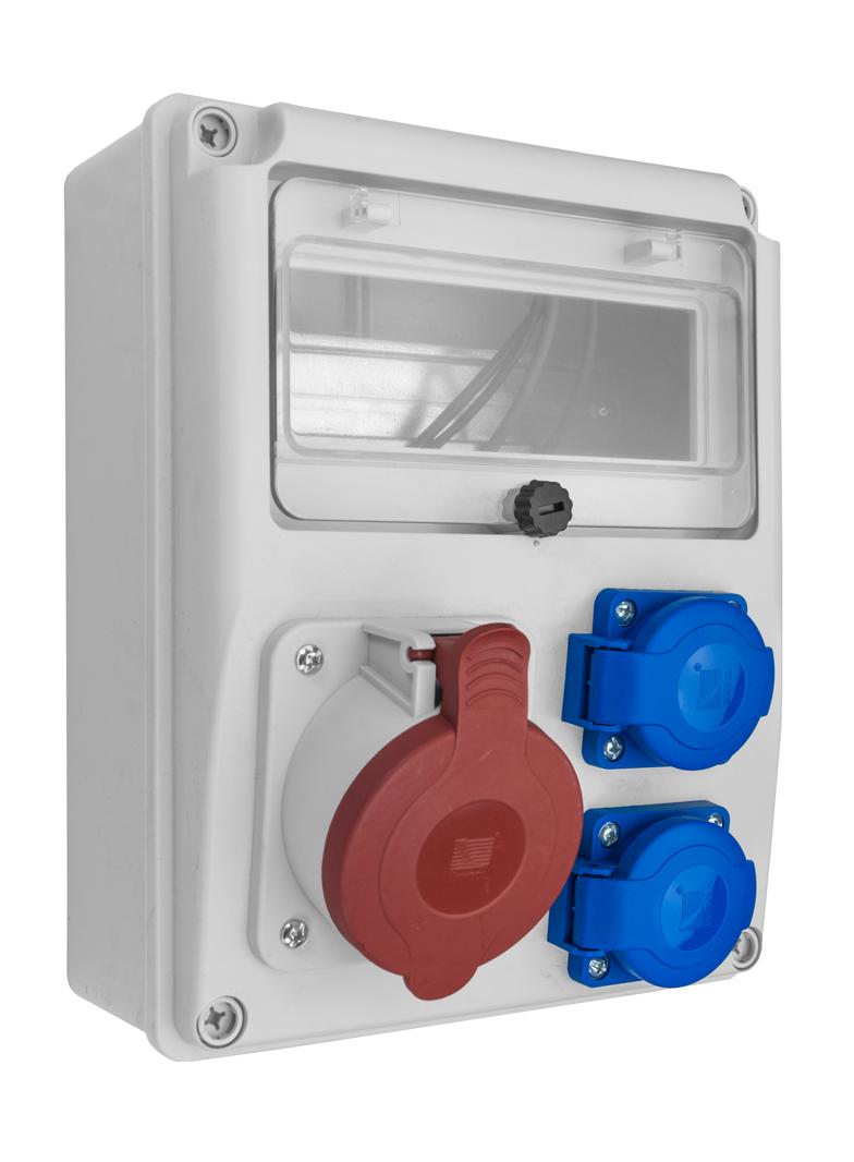 rozdz.R-BOX 240 8S 1x32/5, 2x230V puste okno