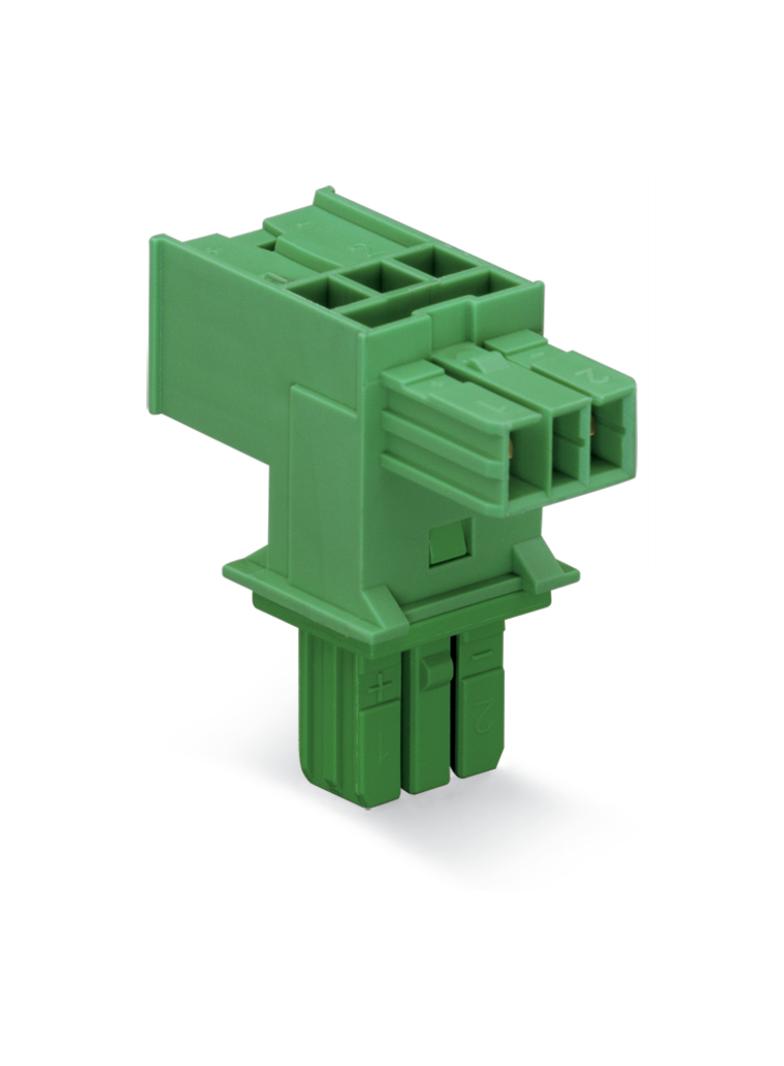 WINSTA EIB rozgałęźnik typu T zielony kodowanie E