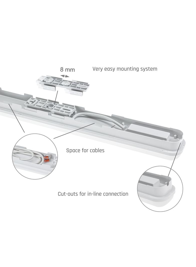 LIMEA GO 25W 60cm IP65 NW 230V 120st IP65 IK07