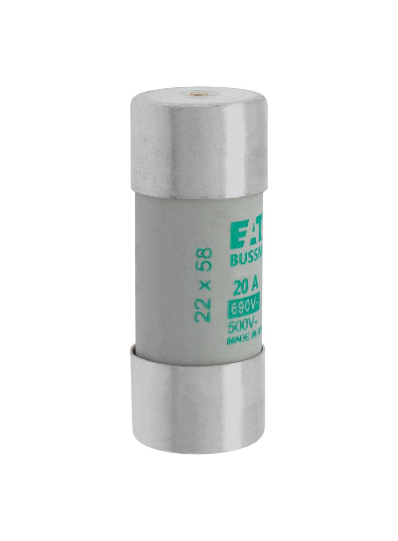 C22M20S Wkładka cylindryczna z wybijakiem 22x58 20A GG 690V AC C22M20S EATON