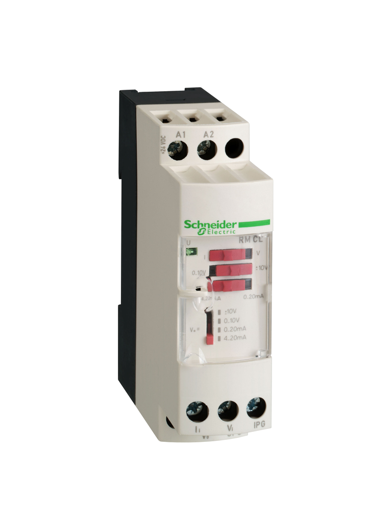 Zelio Analog Przetwornik napięcia/prądu 0/50V