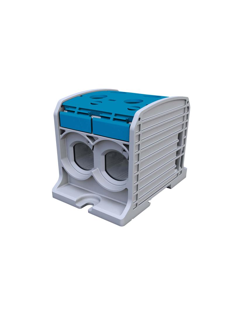 STB 185-2 Złączka szynowa gwintowa Al/Cu 87820 SIMBLOCK niebieski