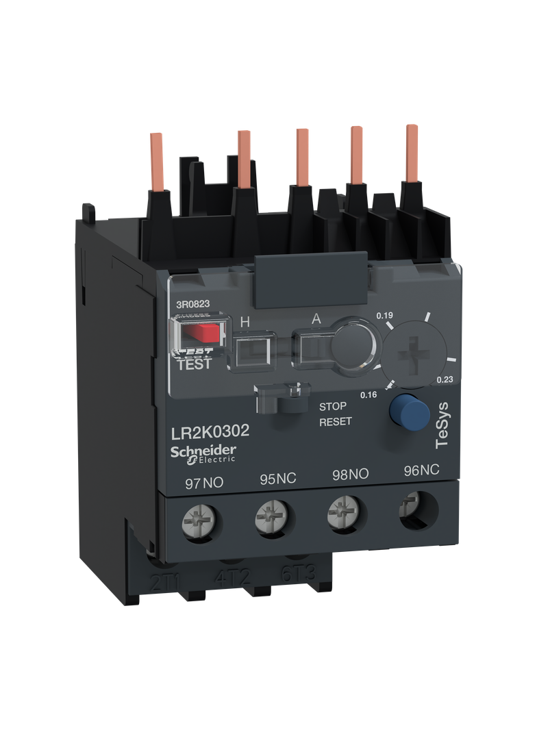 Przekaźnik cieplny, TeSys K, 0,16-0,23A, klasa 10