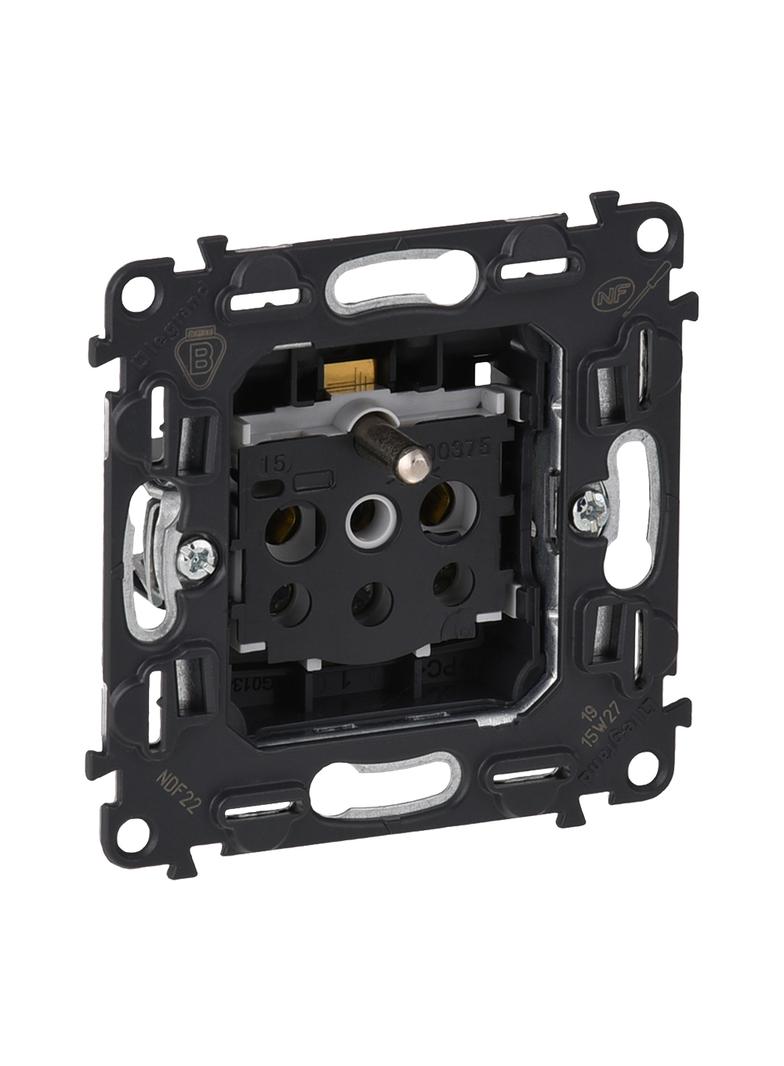 VALENA ALLURE - GNIAZDO 2P+Z BEZ PRZESŁONY Z ZACISKAMI ŚRUBOWYMI, Legrand