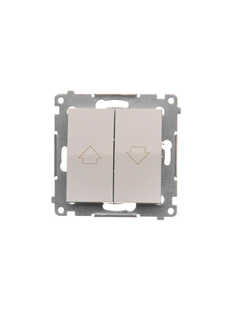 Simon 54 Przycisk roletowy 10A 250V szybkozłączka biały DZP1.01/11 KONTAKT