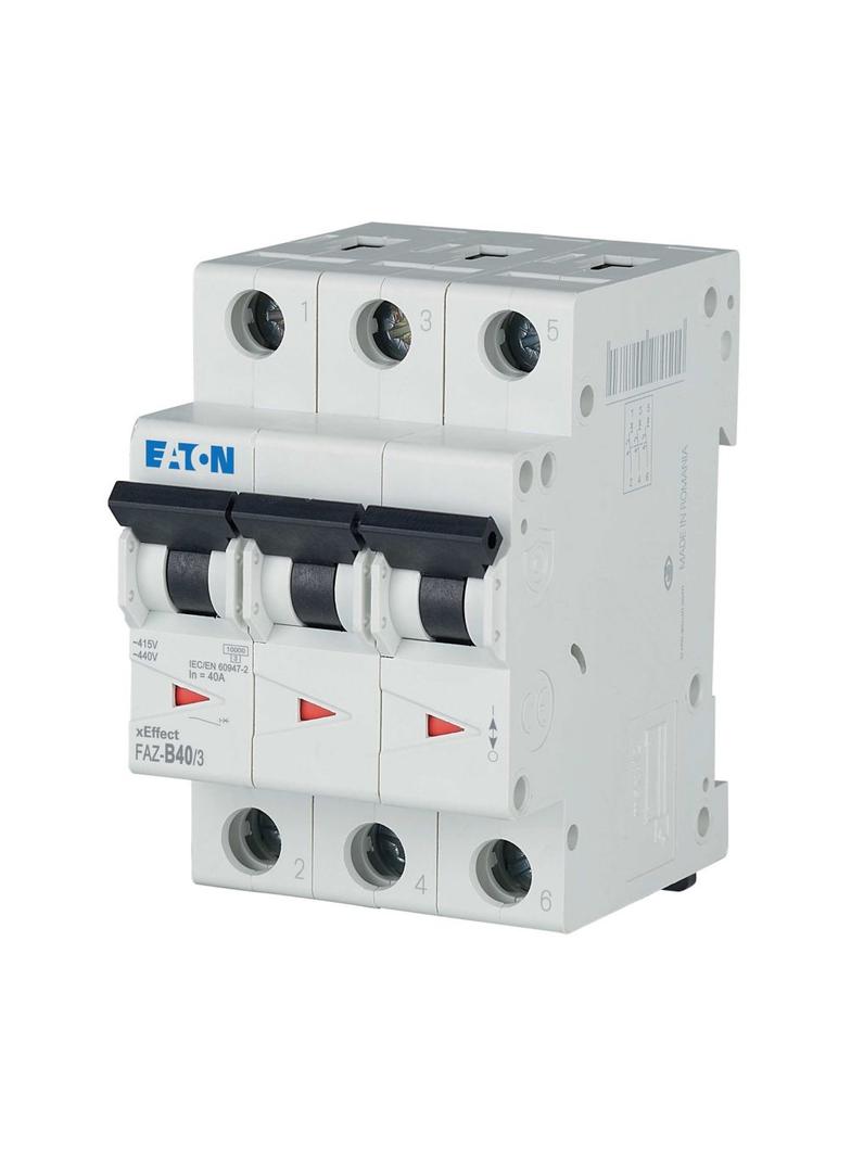FAZ-B40/3 Wyłącznik nadprądowy 15kA B40A 3P 278851 EATON