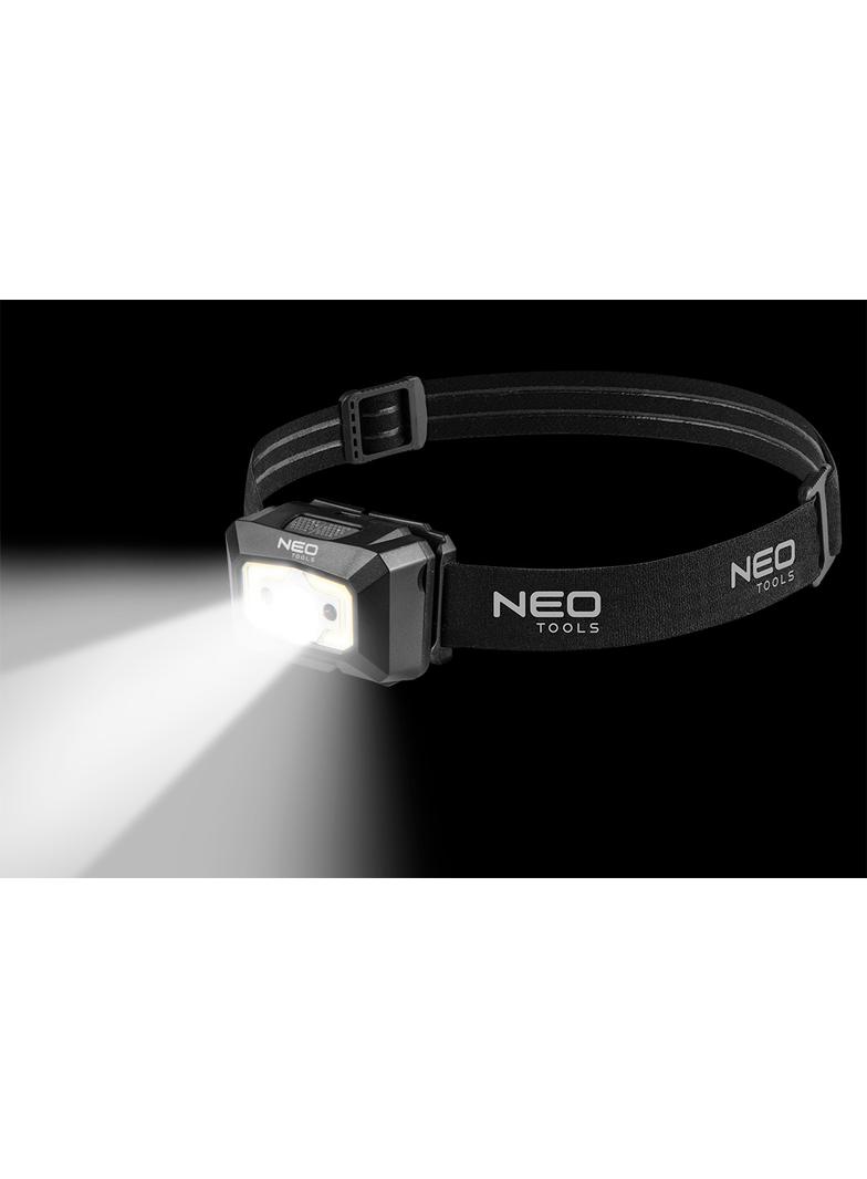 Latarka czołowa akumulatorowa USB 250 lm COB LED + czujnik ruchu