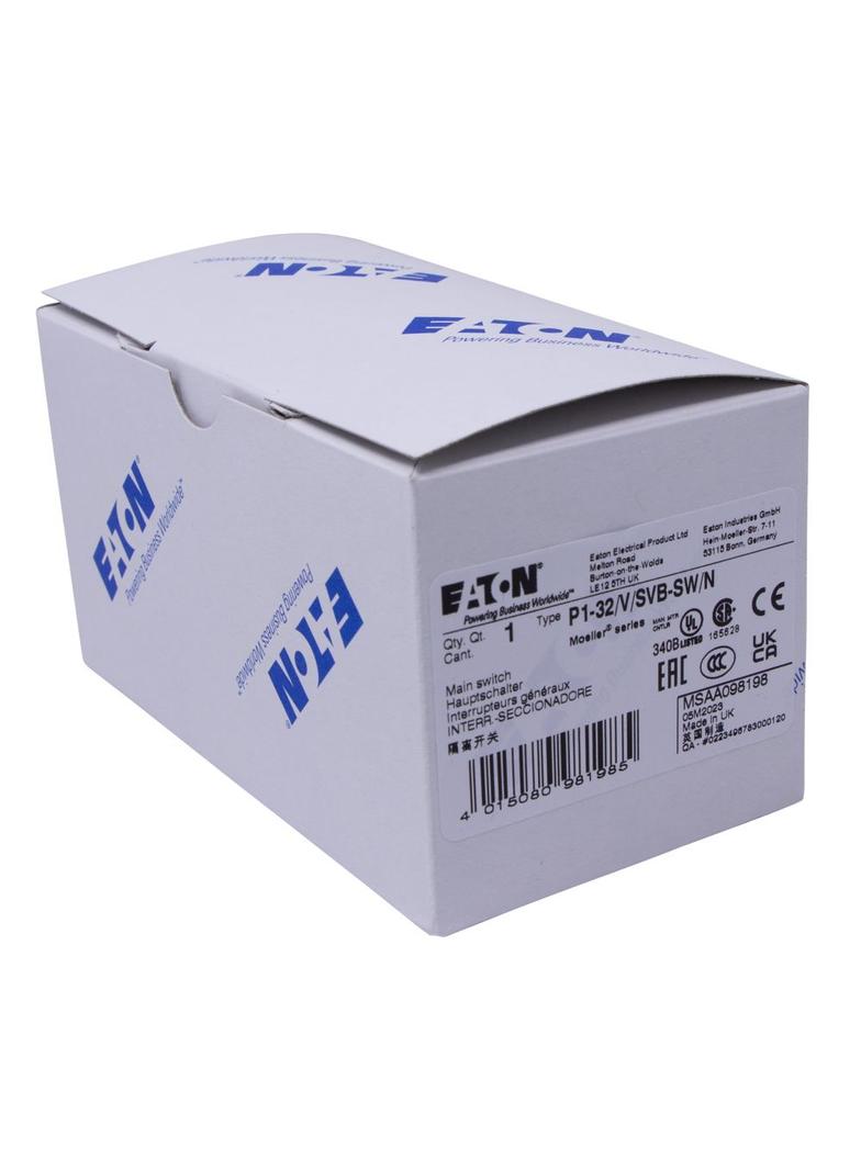 P1-32/V/SVB-SW/N Rozłącznik On/Off 32A 15kW 098198 EATON