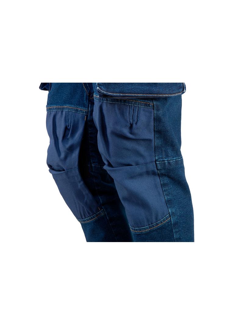 Spodnie robocze DENIM, wzmocnienia na kolanach, rozmiar L