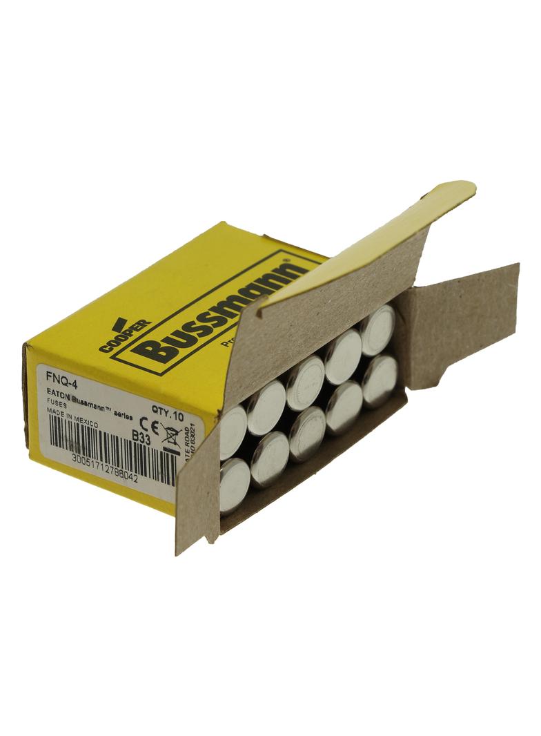 BUSS MIDGET FUSE 4A 600VAC zwłoczna 10,3 x 38,1mm FNQ-4 EATON