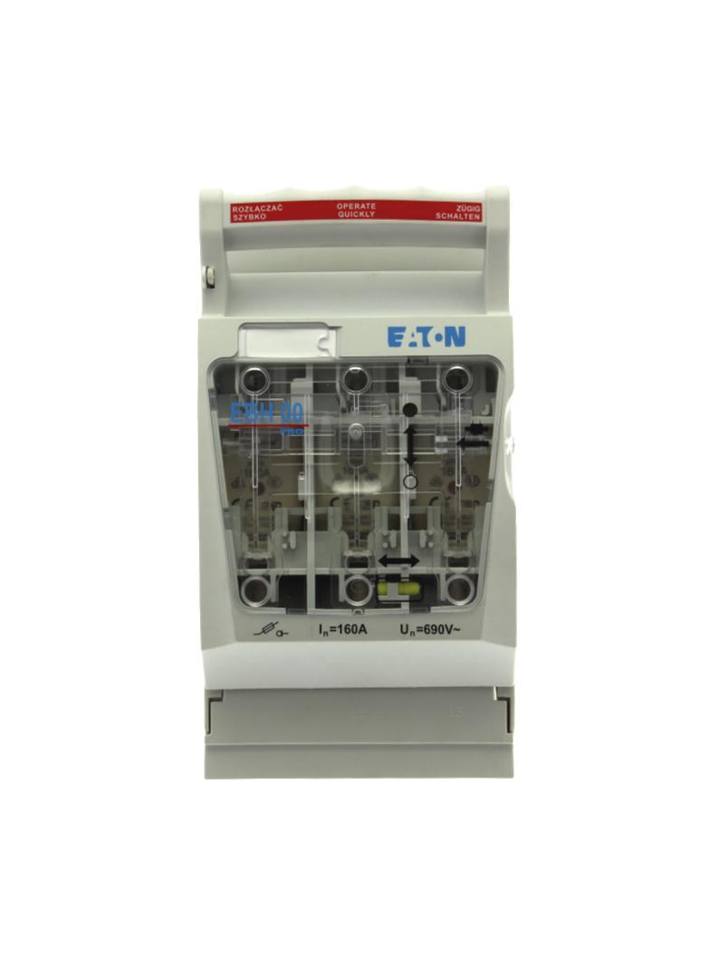 EBH000O3TM8 Rozłącznik bezpiecznikowy poziomy 160A AC 690V NH000 AC21B 3P IEC montaż śrubow EBH000O3