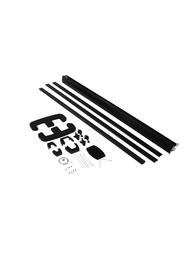 Kolumna ruchoma 2-komorowa 2m, czarna, Legrand