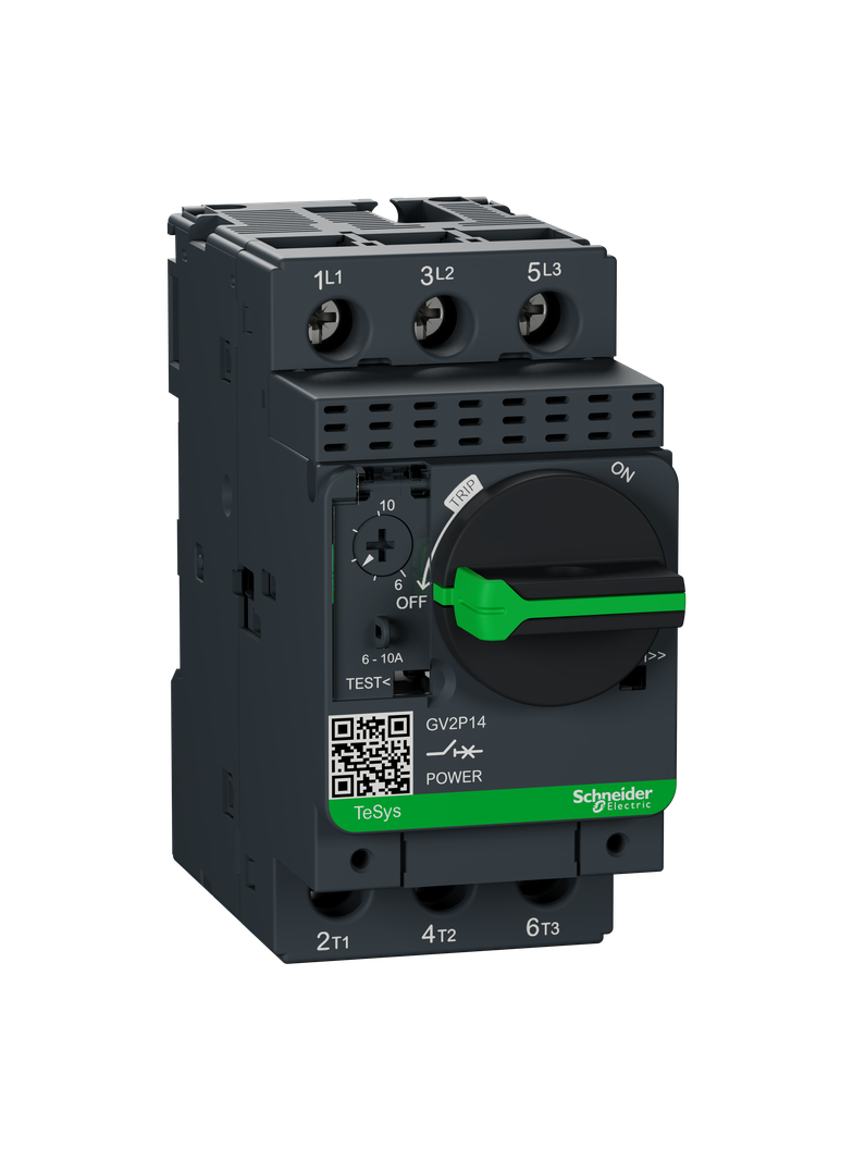 Wyłącznik silnikowy 3P 4kW 6-10A GV2P14 SCHNEIDER