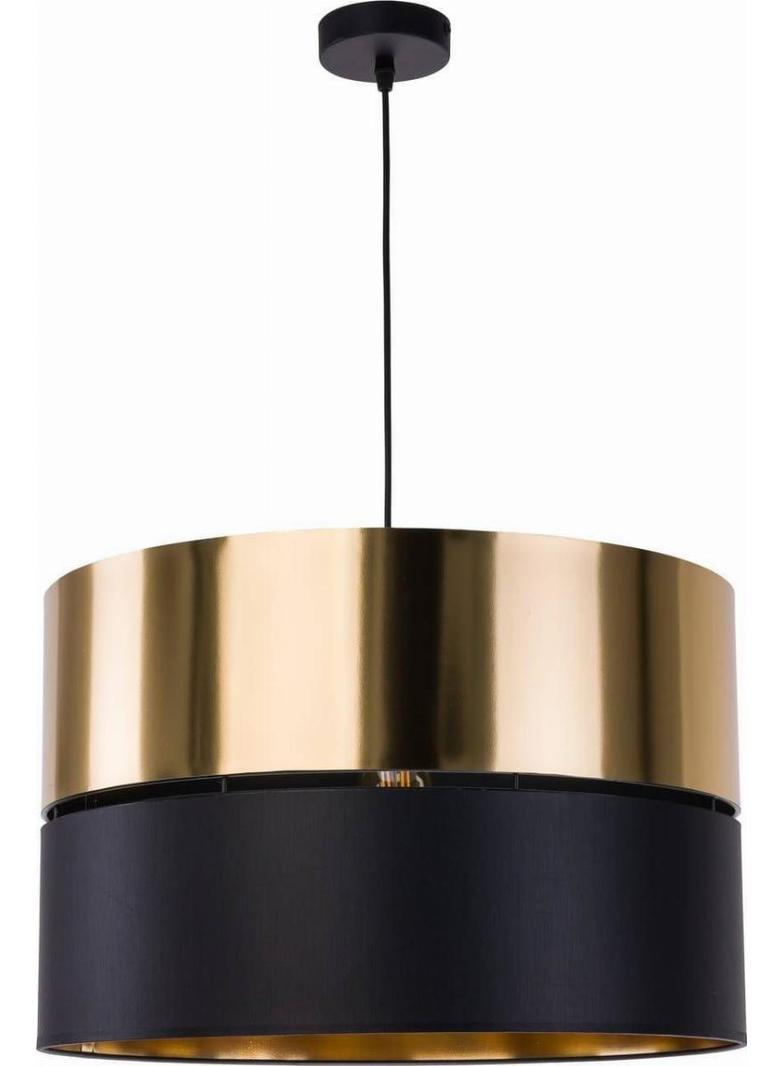 TK-Lighting lampa wisząca Hilton 1xE27 max 60W czarna/złota