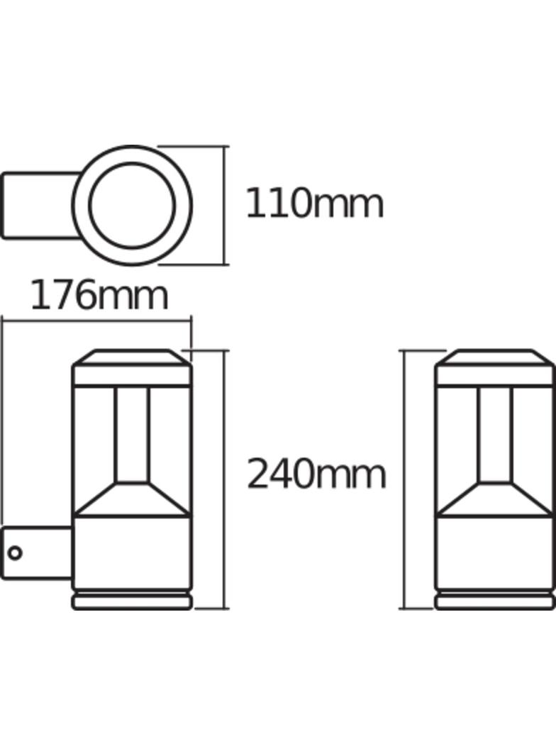Oprawa SMART+ BT MODERN LANTERN WALL RGBW