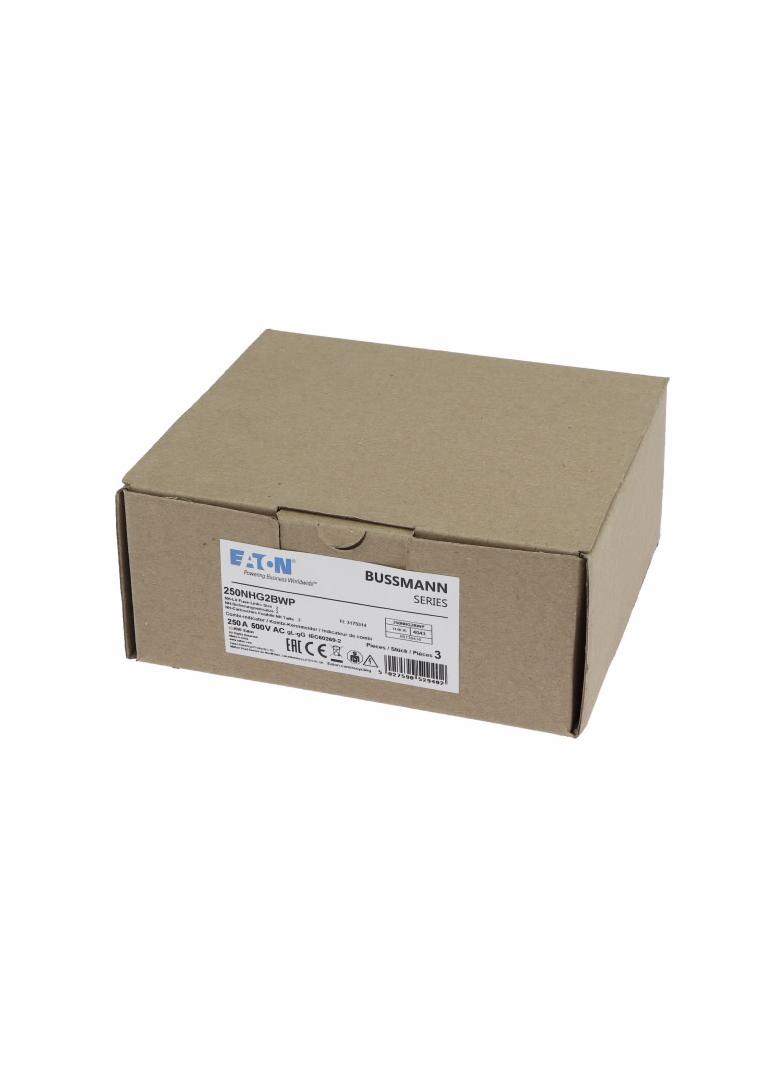 NH 250A 500V gG rozmiar 2 WEATHER RESISTANT NH LV 250A 500V gG rozmiar 2 WR 250NHG2BWP EATON