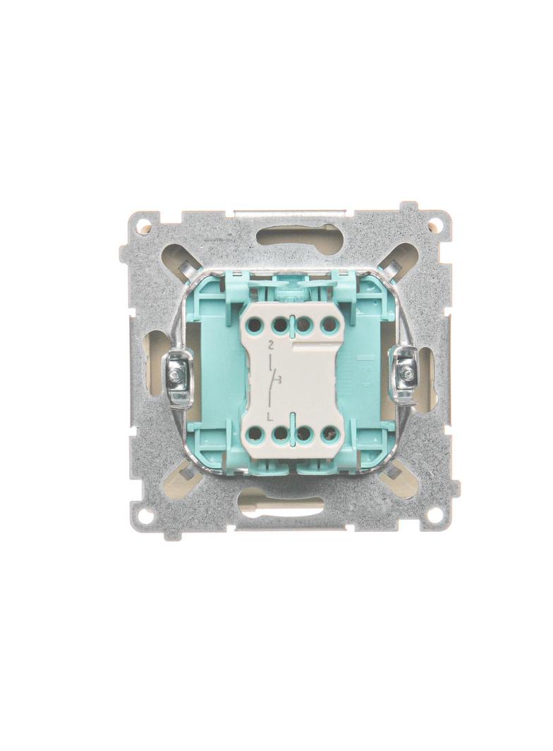 Simon Basic Przycisk dzwonek 10A szybkozłączka beż