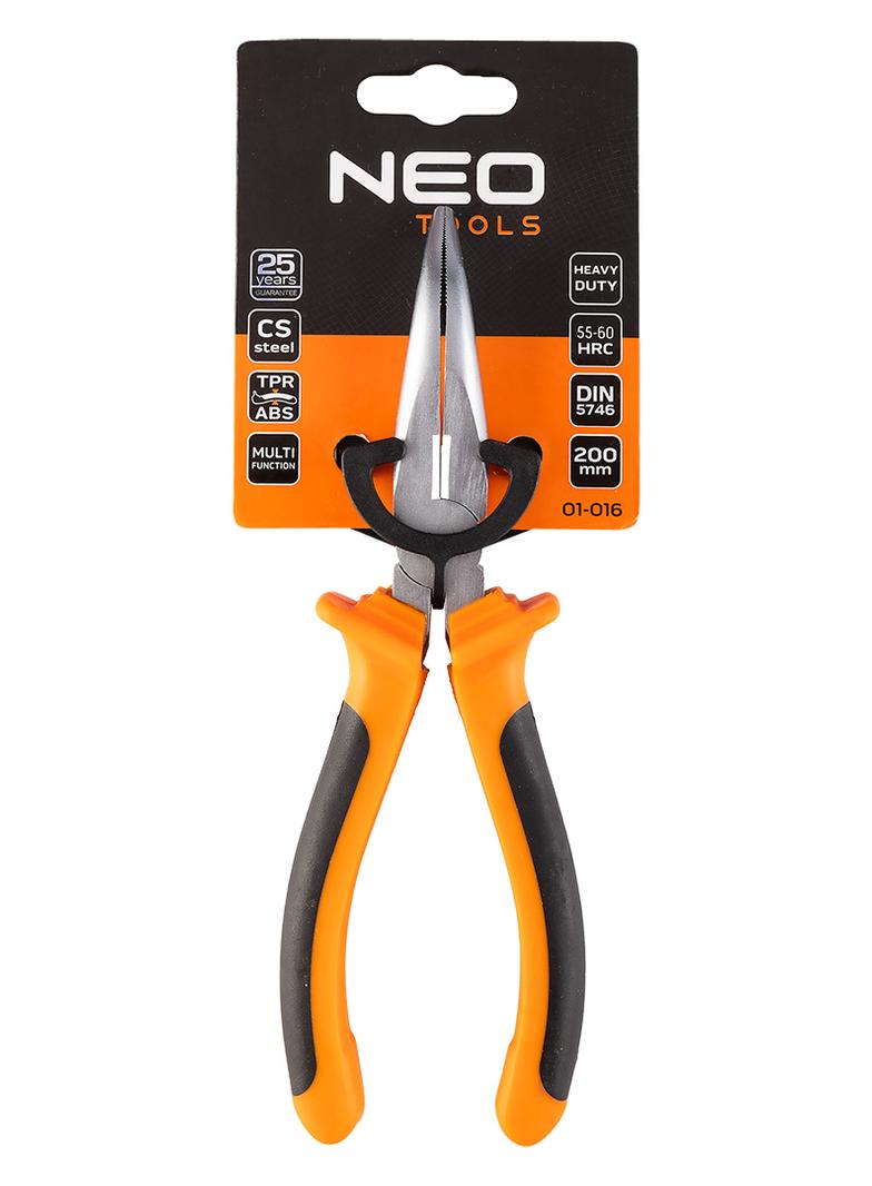Szczypce wydłużone wygięte 200mm NEO GTX 01-016 GTX Poland