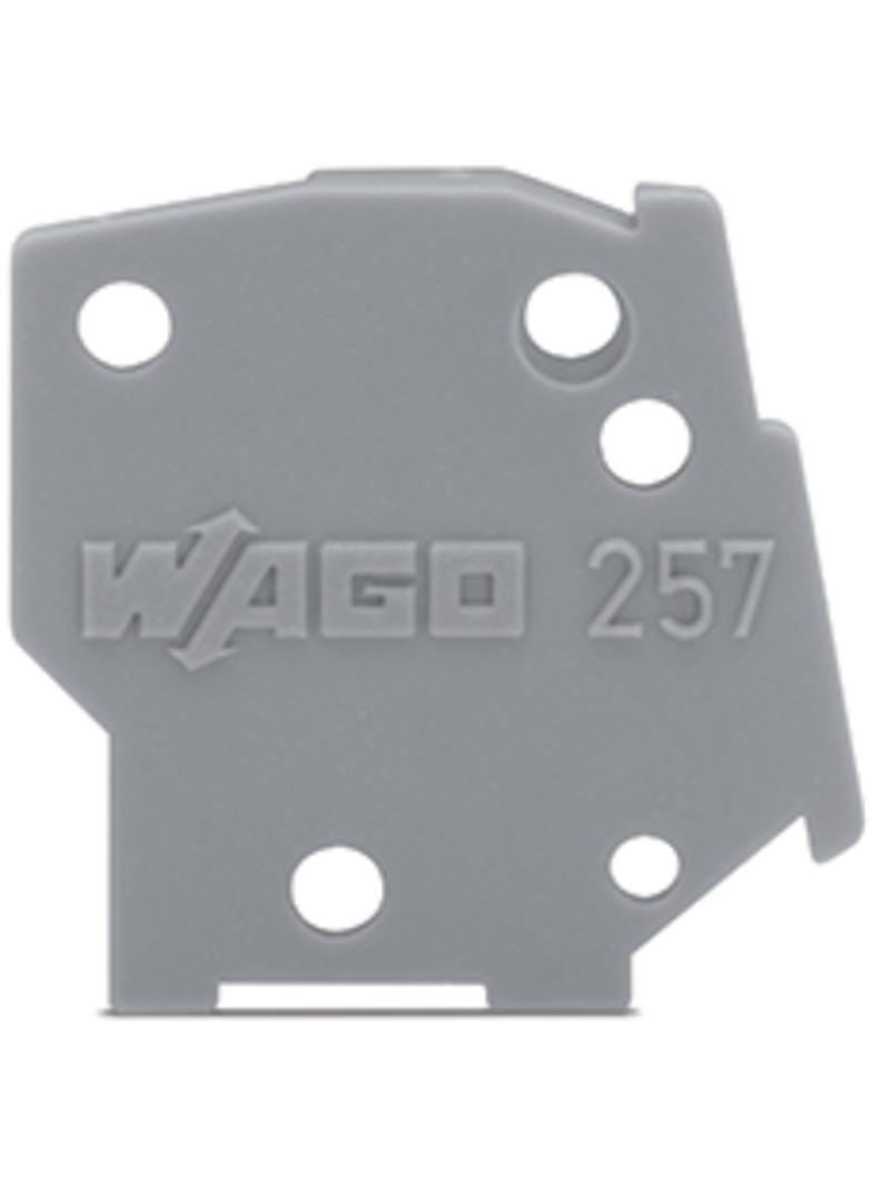 ścianka końcowa niebieska