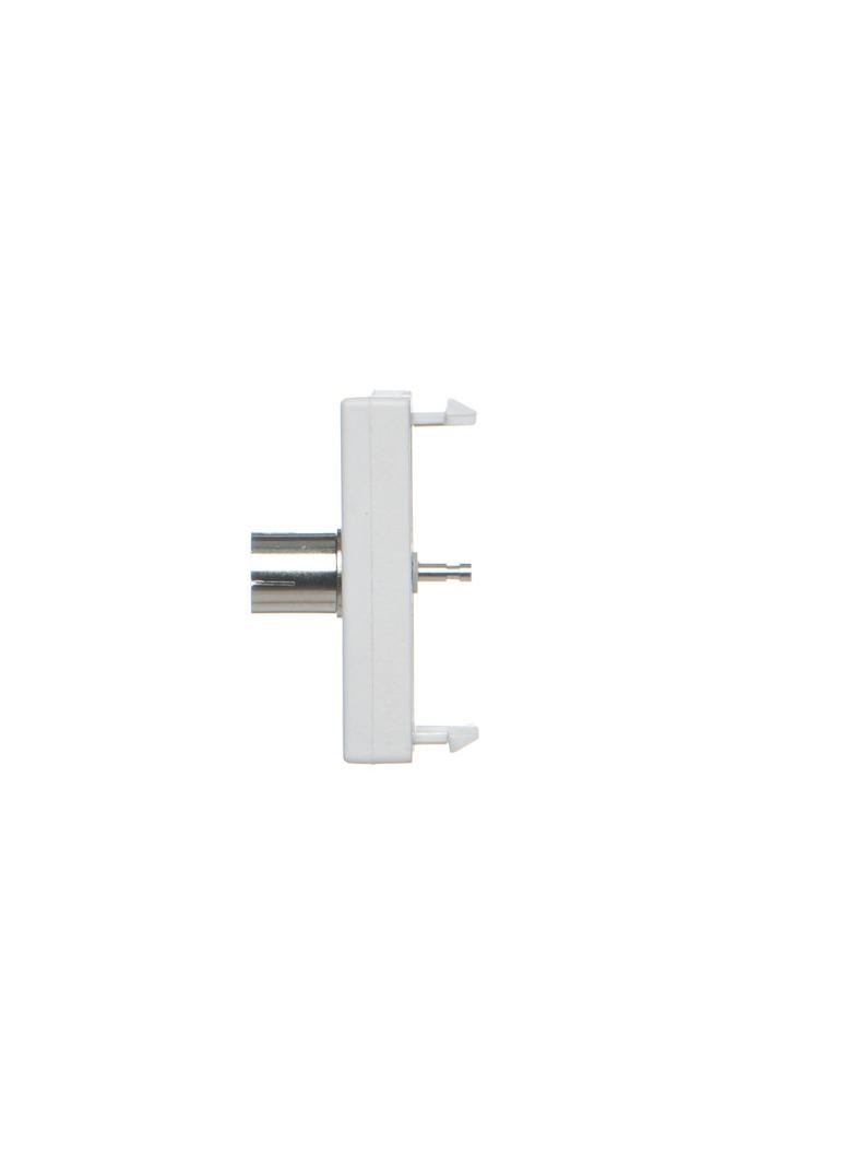 Simon Connect Płytka K45/2 gn. TV żeńskie 225x45mm + wkład czysta biel K102B/9 KONTAKT