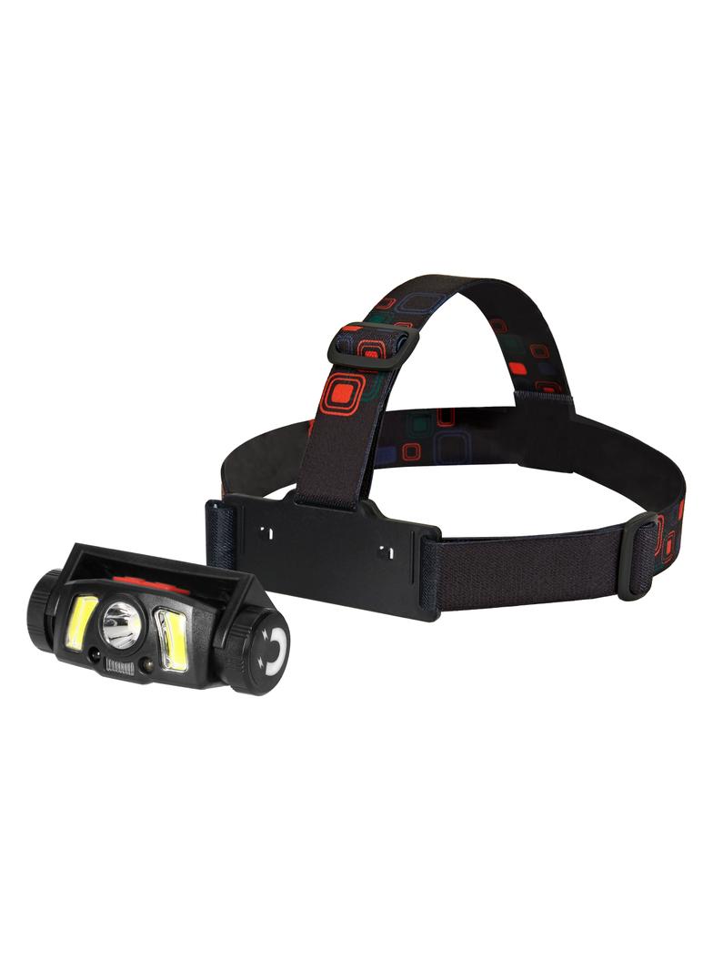 Latarka czołowa/światło rowerowe LED COB + XPG z akumulatorem Li-ion 1200 mAh, czujnik ruchu