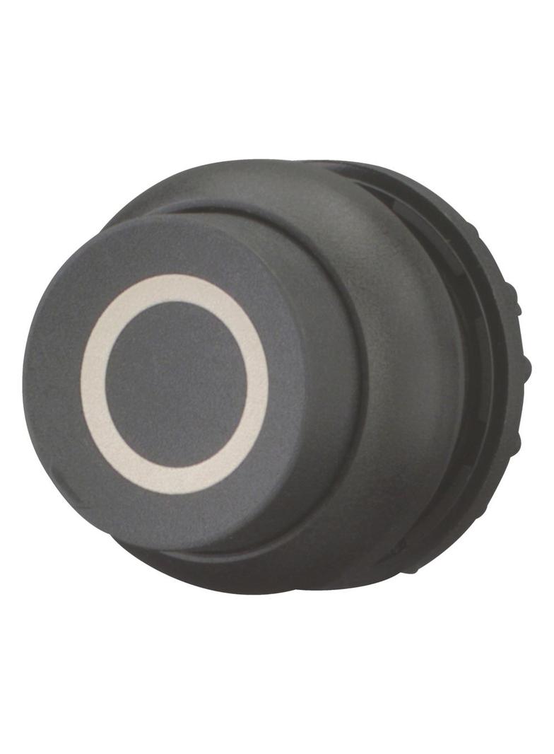 M22S-DH-S-X0 Napęd przycisku czarny /O/ z samopowrotem płaski wystający 216660 EATON