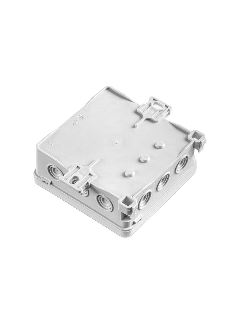 NS7 Puszka instalacyjna naścienna z możliwością zastosowania haka HNS, FASTBOX&HOOK - kolor szary