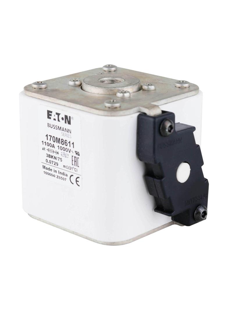 FUSE 1100A 1000V 3BKN/75 AR UR Wkładka szybka 1100A AC 1000V rozmiar 3 74x92x76 mm aR IEC, 170M8611