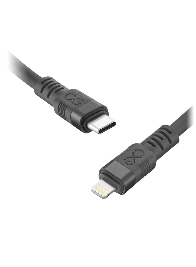 Kabel USB-C - Lightning eXc WHIPPY Pro, 0.9M (29W, szybkie ładowanie), kolor mix