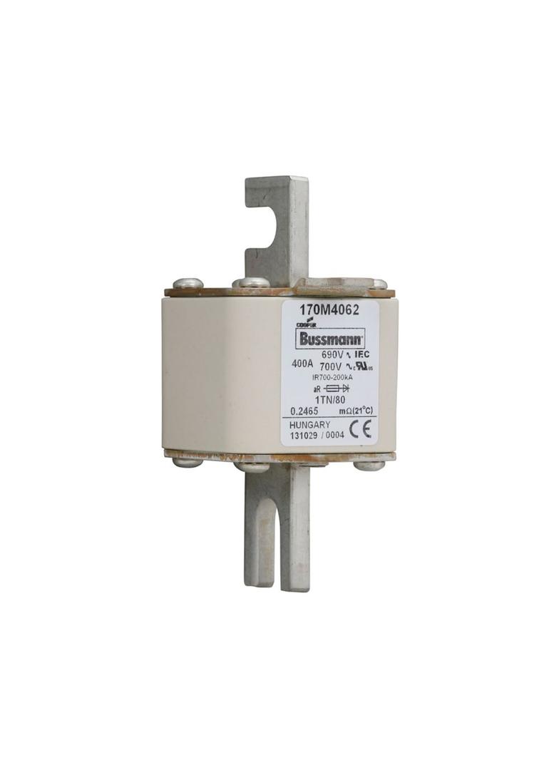 400A 690V 1TN/80 aR INDICATOR FUSE Wkładka szybka 400A AC 690V DIN 1 53x66x108 mm aR DIN 170M4062 EA