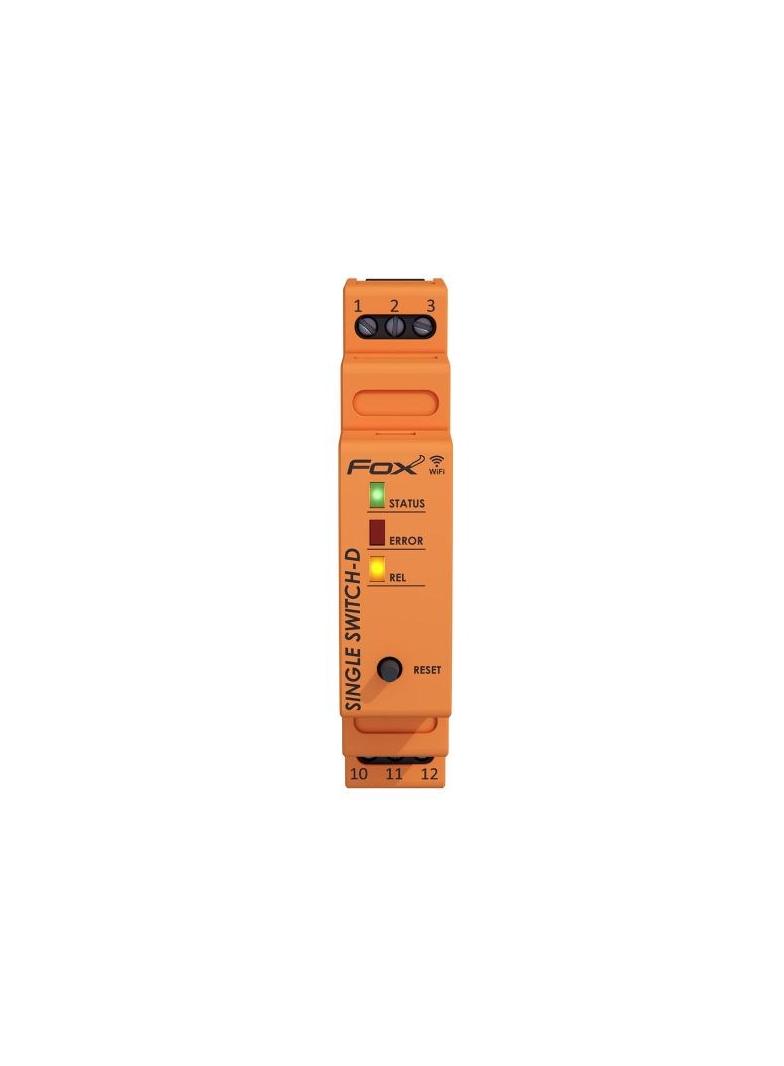 SINGLE SWITCH Pojedynczy przekaźnik Wi-Fi 230V NA SZYNE DIN WI-R1S1-D F&F