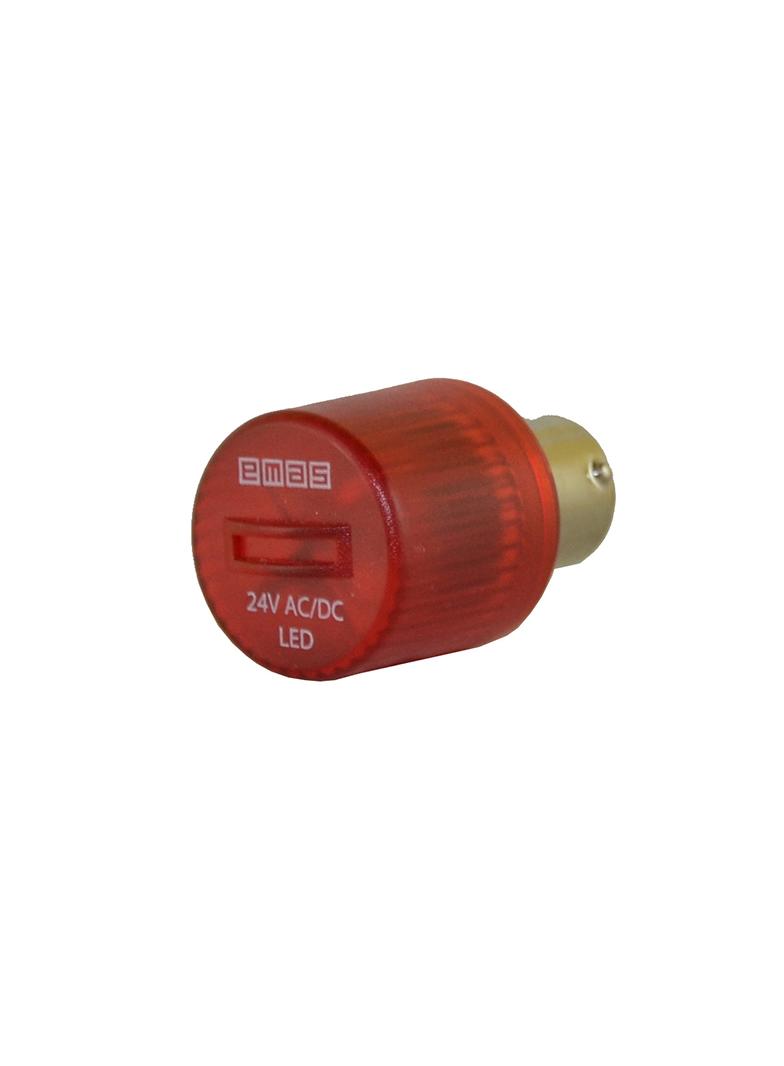 Dioda LED błyskająca 220 V AC czerwona