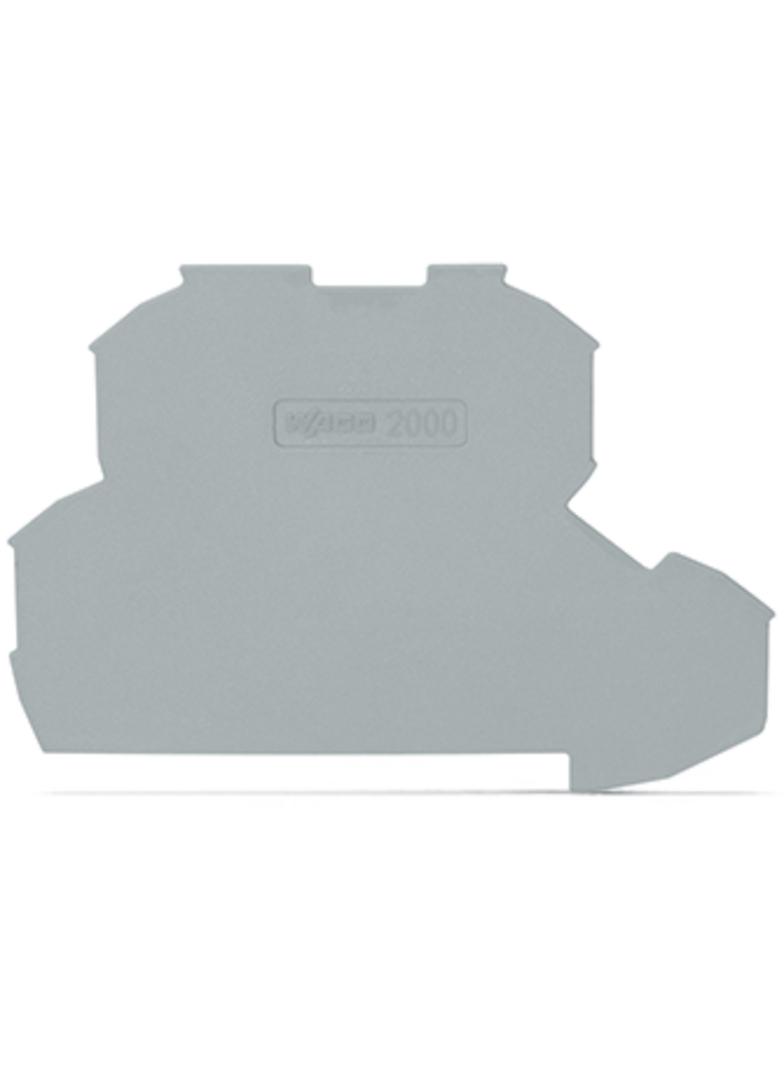 ścianka końcowa szara