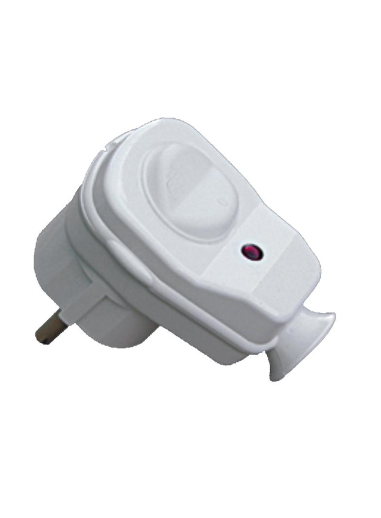 AWA-ŁKB wtyczka Z-łącznikiem-kontrolką IP40 51.25 OPATÓWEK