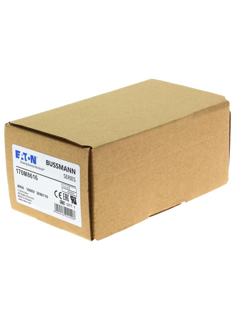 400A 1000V 3KN/110 aR INDICATOR FUSE Wkładka szybka 400A AC 1000V DIN 3 74x92x138 mm aR, 170M8616 EA