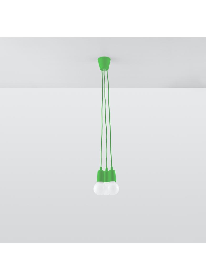 Sollux Lampa wisząca DIEGO 3 zielony SL.0582