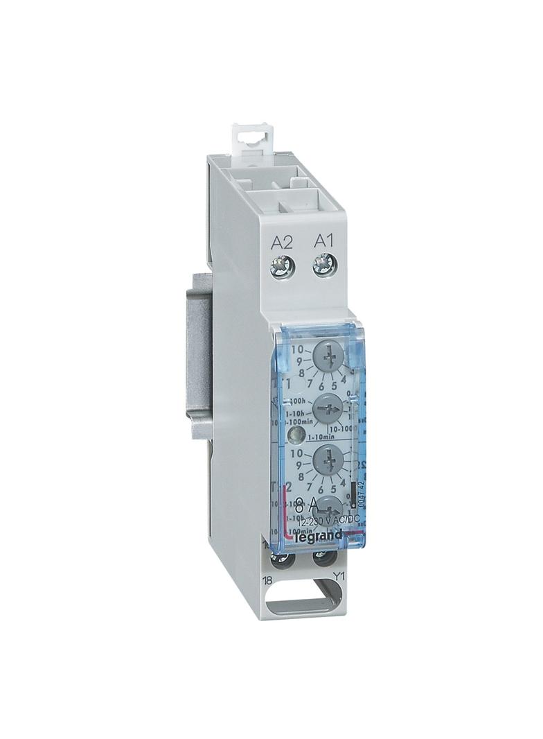 Przekaźnik Czasowy 1P 8A 0,1Sek-100H 12-230V Ac/Dc Cykliczne Załączanie I Wyłączanie Rc322 004742 LEGRAND