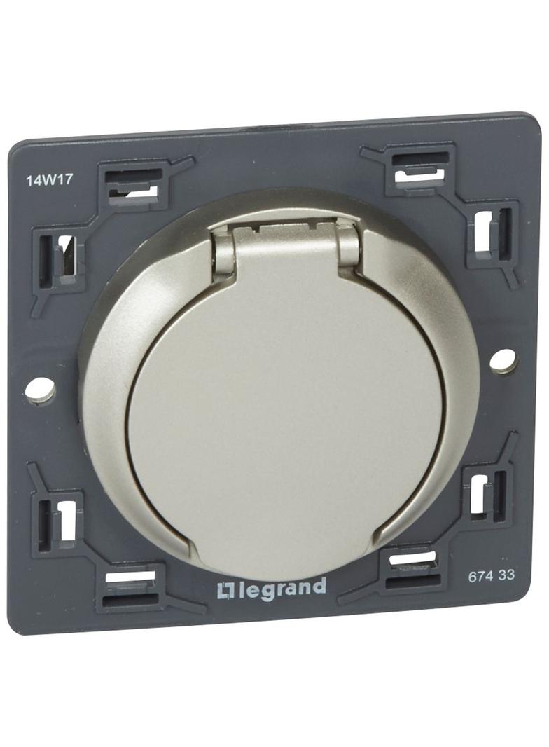 CELIANE - GNIAZDO ODKURZACZA CENTRALNEGO (ZESTYK ELEKTRYCZNY) TYTANOWE, Legrand