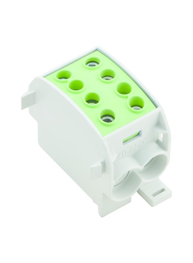WPD 103 2X70/2X50 GN Zacisk rozdziału potencjału, złącze śrubowe, 1000, 300 A, Liczba biegunów: 1, zielony /3szt./ 1561790000 WEIDMÜLLER