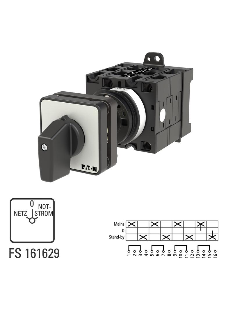 T3-4-8902/Z Łącznik krzywkowy 32A 13kW 215225 EATON