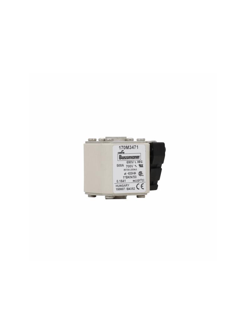 FUSE 500A 690V 1*BKN/50 AR UC Wkładka szybka 500A AC 690V rozmiar 1 aR IEC UL 170M3471 EATON