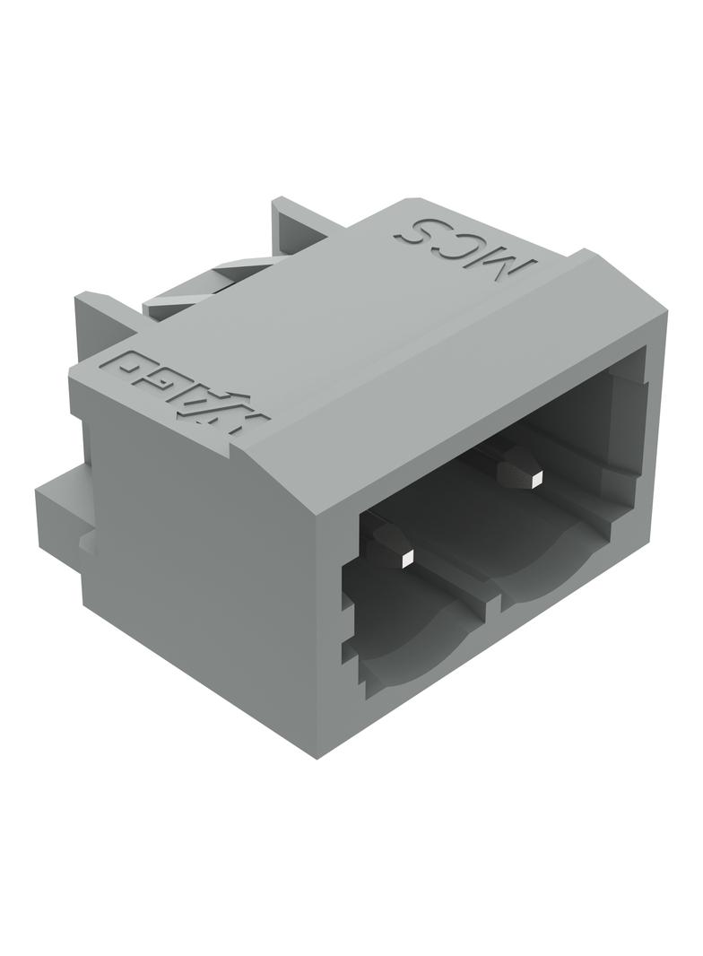 MCS-MIDI Classic wtyk 2-bieg. czarny raster 5 mm /200szt./ WAGO