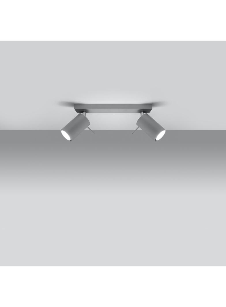 Sollux Plafon RING 2 szary SL.0450