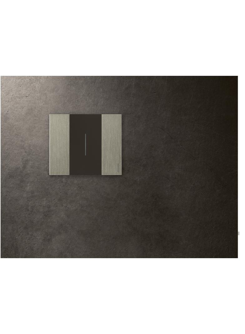 Living Now - Ramka 2 Moduły - Steel Bticino KA4802ZG LEGRAND