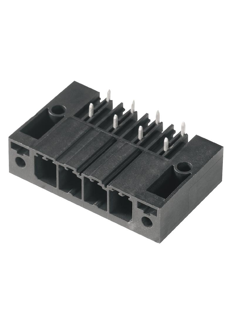 SV 7.62HP/04/270F 3.5SN BK BX Wtyki PCB (złącza płyty), 7.62 mm, Liczba biegunów: 4, kąt odejścia: 270° /36szt./ 1931390000 WEIDMÜLLER