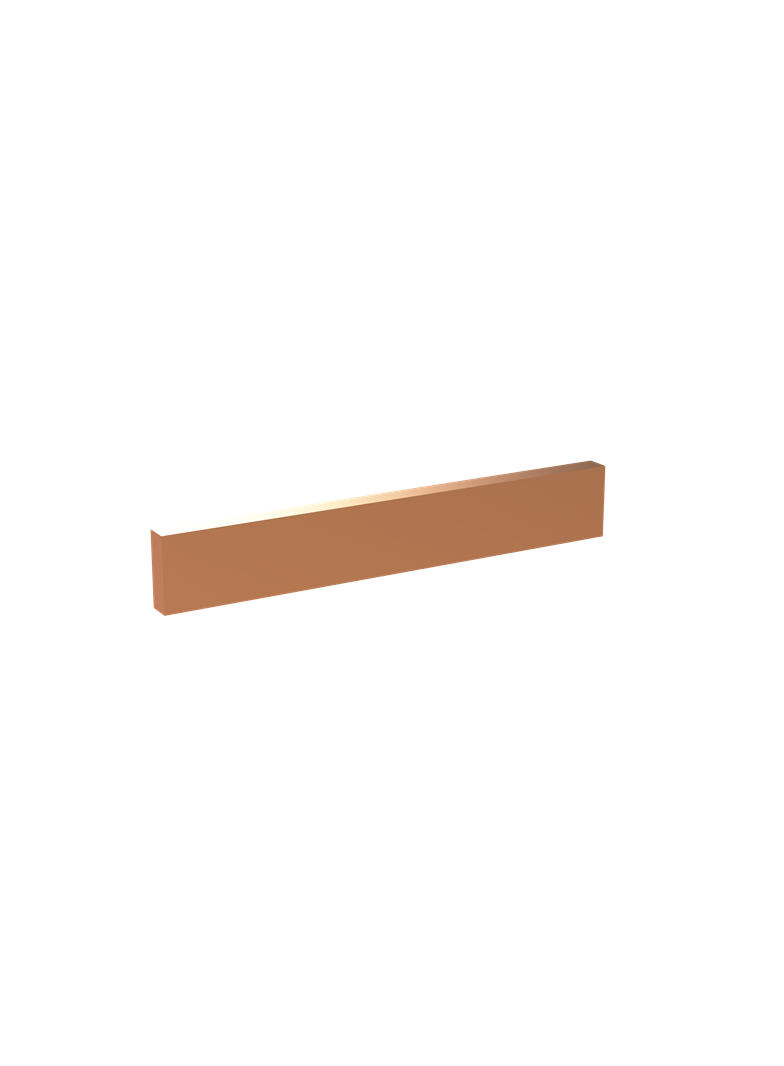 ZX2076 Szyna Cu 30x10mm, L:195mm